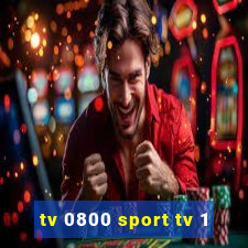 tv 0800 sport tv 1